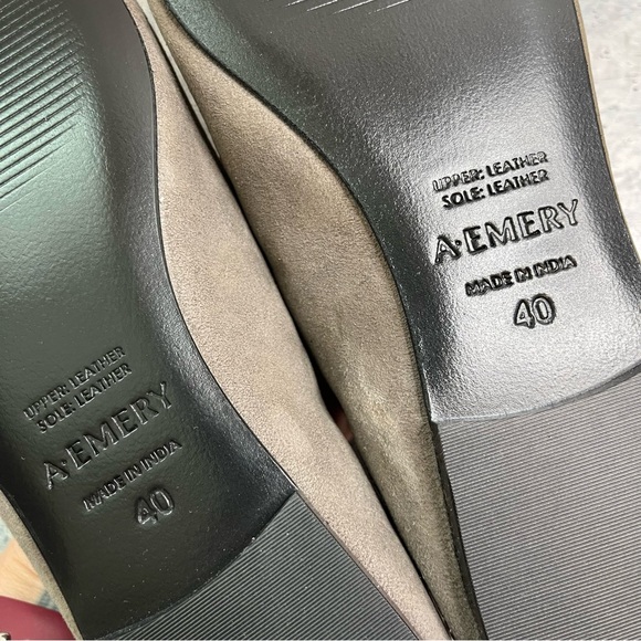 A.Emery Olgi Flats Grey Suede 40 - Picture 6 of 7